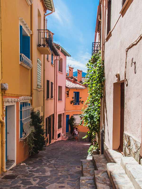 venez visitez la vielle ville de Collioure